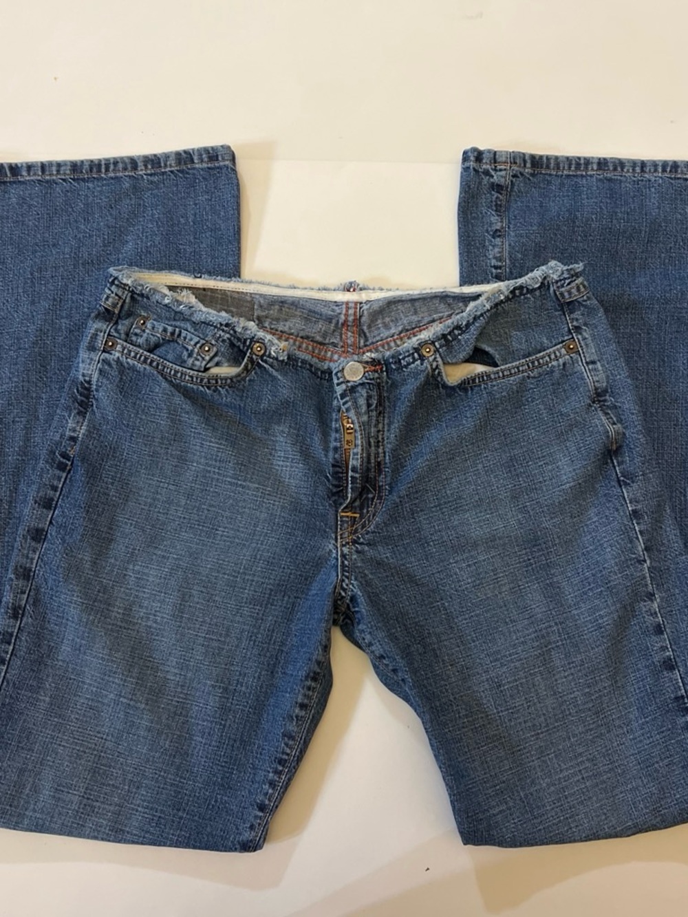 Lucky Brand dangarees Women's Bootcut Jeans in Blue Denim